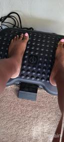 img 7 attached to Work In Comfort With HUANUO Adjustable Under Desk Footrest At Home Or Office