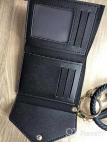 img 6 attached to Idakekiy Wristlet Keychain: Stylish Silicon Wallet Bracelets With Tassel For Women & Girls