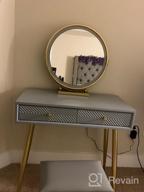 img 1 attached to Transform Your Small Space With YOURLITE Lighted Makeup Vanity Table Set review by Ruby Thomas
