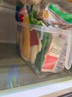 img 1 attached to Set Of 4 Plastic Storage Containers: Stackable, Refrigerator-Safe Organizers For Fruits, Vegetables, Meat & Eggs! review by Marlin Atonyo