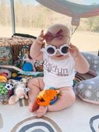 img 1 attached to 🌼 Adorable ADEWU Sunglasses for Kids: Round Flower Cute Glasses, UV 400 Protection - Perfect Children Gifts for Girls and Boys! review by Matt Pavelko