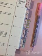 img 1 attached to 📅 DiverseBee Gold Foil Planner Monthly Tabs, 24 Peel and Stick Laminated Tabs for Notebooks (12 Month Tabs and 4 Blank Tabs), Calendar Monthly Stickers, Planner Dividers (Jade) review by Brian Young