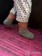 img 1 attached to EPEIUS Anti-Slip Baby Socks - Thick Cotton Ankle Socks with Grips for Toddler, Boys, Girls (6/12 Pack) review by Terry Looks
