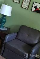картинка 1 прикреплена к отзыву 🪑 HONBAY 3-in-1 Convertible Sleeper Chair Bed with Adjustable Backrest – Single Sofa Sleeper Chair for Living Room in Dark Grey от Mike Martz
