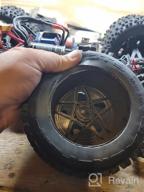 img 1 attached to Set Of 2 ARMA AR510092 Dboots Backflip 3.8" MT 6S RC Monster Truck Tires Mounted On Multi-Spoke 17Mm Hex Wheels With Foam Inserts - Black review by Joshua Follansbee
