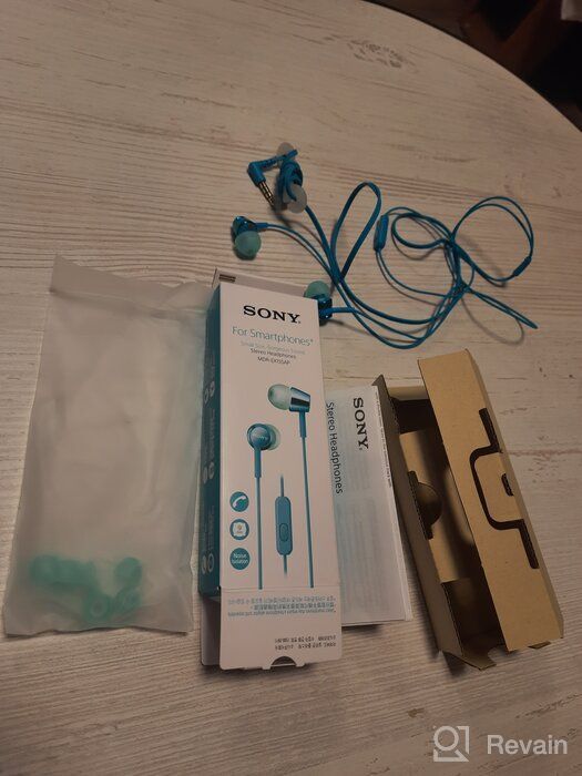 img 1 attached to Sony MDREX155AP In-Ear Earbuds Headphones/Headset with Phone Call Mic, White (MDR-EX155AP/W) review by Chia-pin Lin ᠌