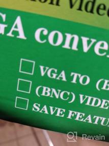 img 5 attached to 🔌 Конвертер BNC в VGA: LiNKFOR VGA в VGA композитный адаптер входа S-Video Цифровой переключатель для ПК, Mac, ТВ, камеры, DVD, DVR