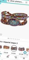 img 1 attached to 🌿 Boho Chic: Handmade Imperial Jasper Bracelet with Natural Stones and Crystal Hematite review by Joshua Sharma