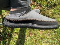 img 1 attached to MIXIN Men'S Memory Foam Slippers - Warm, Comfort Fleece Clog House Shoes review by Todd Phillips