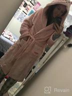 img 1 attached to Get Cozy With Ccko'S Plush Fleece Women'S Bathrobe - Soft, Warm, And Fluffy Long Robes For Females review by Sean Young