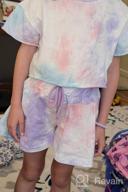 img 1 attached to Tie Dye Outfit Pieces T Shirt Clothes Girls' Clothing review by Kelly Martinez
