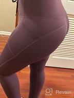 img 1 attached to Feel Comfy And Confident In RACELO'S High Waisted Yoga Leggings With Pocket - Perfect For Running And Athletic Workouts! review by Anthony Daniels