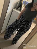 img 1 attached to Leopard Print High Waisted Palazzo Pants For Women - Wide Leg Long Trousers With Belt And Convenient Pockets By SySea review by Robin Greco