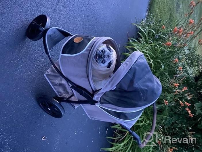 img 1 attached to Hauck Tog Fit Pet Roadster - Perfect For Traveling With Your Furry Friend! review by John Wood