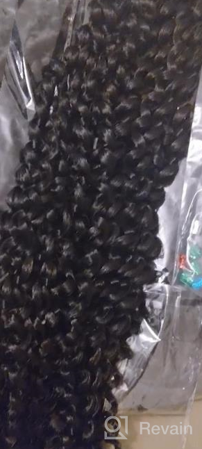 img 1 attached to Passion Twist Hair 18Inch Water Wave Crochet Hair For Black Women Passion Twists Braiding Hair Bohemian Synthetic Hair Extensions Ombre Blonde (7Packs, 1B/27) review by Julia Bhatt