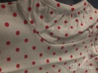 img 1 attached to UNACOO Toddler Cotton Sleeves Collar Girls' Clothing in Tops, Tees & Blouses review by Cameron Badoni