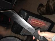 img 1 attached to Get The Ultimate Survival Tool With SOG SOGfari Tanto Machete - 10 Inch Full Tang Blade For Brush Clearing, Wood Chopping And Crop Harvesting review by Dee Holt