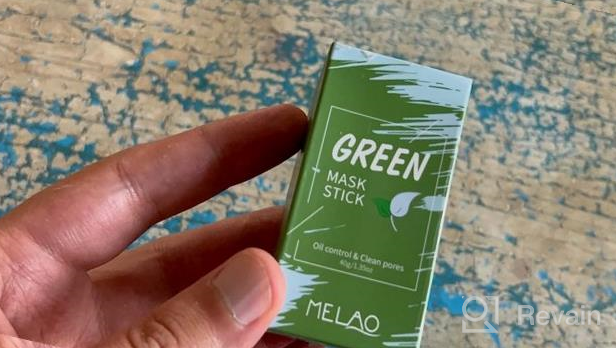 img 1 attached to Green Tea Mask Stick For Deep Pore Cleansing And Blackhead Removal With Extracts, Moisturizing And Purifying Effects For All Skin Types - Pack Of 2 For Men And Women review by Eric Amiradaki