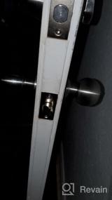 img 7 attached to Knobonly Satin Nickel Front Door Handleset With Keyed Cylinder Deadbolt - All Sets Keyed Alike For Convenient Security
