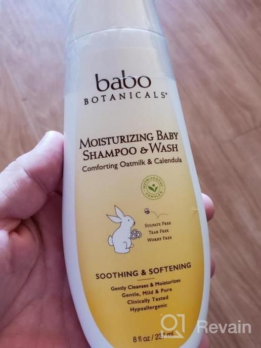 img 1 attached to Babo Botanicals 2-In-1 Plant-Based Shampoo & Wash With Organic Calendula & Oat Milk For Sensitive Or Dry Skin And Scalp - Hypoallergenic, Vegan, 8 Fl. Oz review by Cliff Gibs