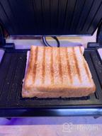 img 2 attached to Sandwich maker Kitfort KT-1609 Panini Maker, red review by Edyta Grabowska ᠌