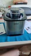 img 1 attached to Ice cream maker Kitfort KT-1809 stainless steel review by Gabriela Tkacz ᠌