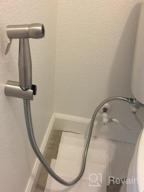 img 1 attached to Premium Stainless Steel Handheld Bidet Toilet Sprayer Set For Enhanced Bathroom Hygiene And Cloth Diaper Cleaning review by Stephen Doyle