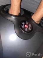 img 1 attached to 🦶 Foot Massager with Heat - Shiatsu Deep Kneading Air Compression Electric Feet Massager Machine for Pain Relief, Gift, Home, Office review by Roy Bush