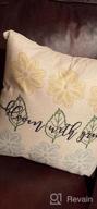 img 1 attached to Add A Touch Of Farmhouse Charm To Your Home With AENEY'S Set Of 4 Floral Pillow Covers - Perfect For Spring And Summer Decor review by Mike Donathan