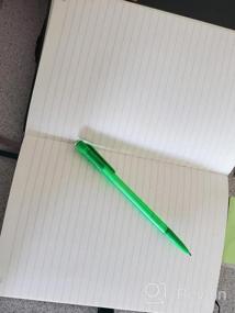 img 7 attached to AHGXG Dotted Bullet Grid Journal 2 Pack - блокнот A5 с точечной сеткой в ​​мягкой обложке, средний размер 5,75 '' × 8,38 '', 320 пронумерованных страниц, толстая точечная бумага 120 г / м2, мягкая кожаная обложка (черно-зеленый)