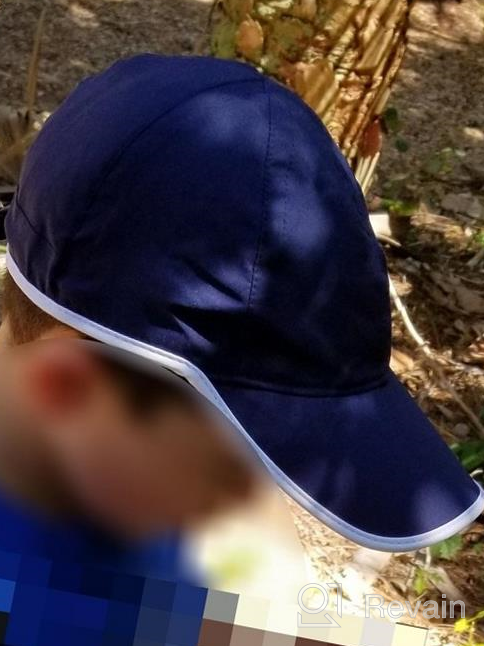 img 1 attached to 🧢 Coolibar UPF Kids Sport Cap - Premium Boys' Hats & Caps for Maximum Sun Protection review by Kenny Loeslein