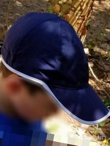 img 3 attached to 🧢 Coolibar UPF Kids Sport Cap - Premium Boys' Hats & Caps for Maximum Sun Protection