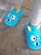 img 1 attached to FLYFUPPY Slippers Monster Toddler Outdoor Boys' Shoes: Fun and Durable Footwear for Active Little Ones review by Emanuel Frison