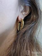 img 1 attached to Upgrade Your Ear Stretches With LADAMAYH Elegant Ear Weights: Pain-Free, Anti-Allergic And Stylish Stainless Steel Body Piercing Tunnel Jewelry review by Lisa Smith