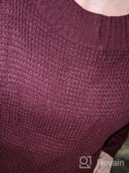 img 1 attached to 👚 TECREW Women's Waffle Knit Pullover Sweaters - Long Sleeve, Casual Jumper Tops for Women review by Jake Hillyer