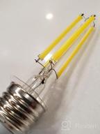 img 1 attached to Vintage Style Grensk Dimmable LED Edison Bulbs - 3 Pack review by Daniel King