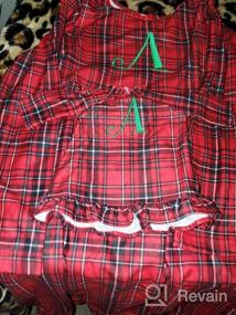 img 8 attached to 🎄 Family Matching Plaid Flannel Pajama Sets - SleepytimePJs Christmas Collection