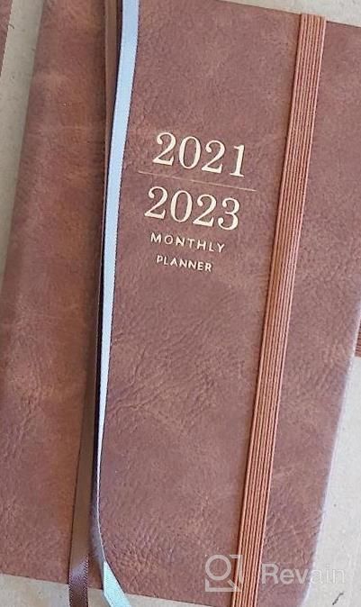 img 1 attached to Stay Organized For Years To Come With 2023-2025 Monthly Pocket Planner/Calendar - 36 Months, Pen Holder, Elastic Closure, And More! review by Jaime Pulley