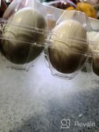 картинка 1 прикреплена к отзыву Toplife Clear Plastic Eco-Friendly Egg Carton Set - 60 Ct., Securely Holds 6 Eggs with Sticker Labels от Marc Tufa