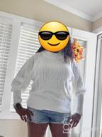 img 1 attached to Stay Fashionable And Cozy With PERSUN Women'S Chunky Cable Knit Sweaters review by Kip Robinson