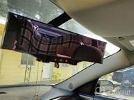 img 1 attached to Upgrade Your View With LITTLEMOLE Rear View Mirror - Wide Angle, Ultra-High Reflection, Universal Clip On review by Cody Clark