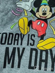 img 4 attached to Футболка Mickey Mouse Today Is My Day Birthday Graphic Tee для мальчиков от Disney - идеальный вариант для празднования.