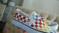 img 1 attached to 👟 Boys' Sneakers: Vans Classic Checkerboard Rainbow TrueWhite Shoes review by Jose Moran