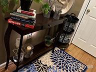 img 1 attached to Chic White Narrow Console Table With Drawer - Ideal Entryway And Accent Sofa Table review by George Mack