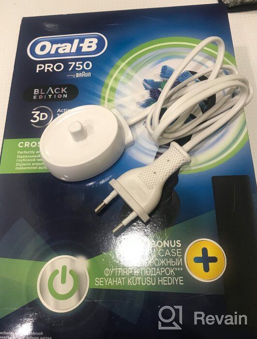 img 3 attached to Oral-B Pro 750 CrossAction, black review by Virot Moonla ᠌