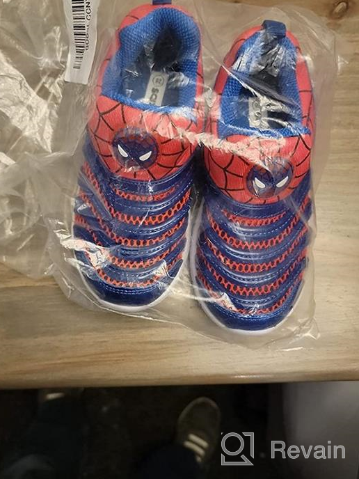 img 1 attached to 🕷️ WZHKIDS Spider Man Running Sneakers: Trendy Caterpillar Boys' Shoes for Active Outdoor Adventures review by Gregory Plump