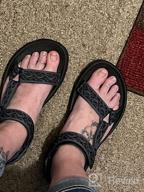 img 1 attached to Teva Hurricane Sport Sandal Trail Men's Shoes: The Perfect Athletic Footwear review by Demetrio Lowe
