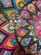 img 1 attached to Geometric Colorful Mandala Jigsaw Puzzle With 1000 Pieces And Vibrant Design By Bgraamiens review by Darin Grosz
