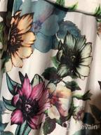 img 1 attached to Floral Maxi Dress With Cap Sleeves And V-Neck For Women'S Summer Style review by Darren Munajj