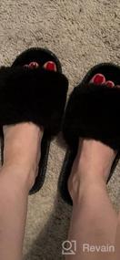img 5 attached to Get Cozy With Katyliu Women'S Memory Foam Fuzzy Slippers For Comfortable Indoor Wear
